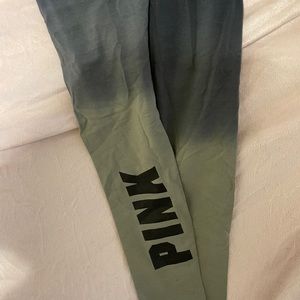 PINK ombré leggings